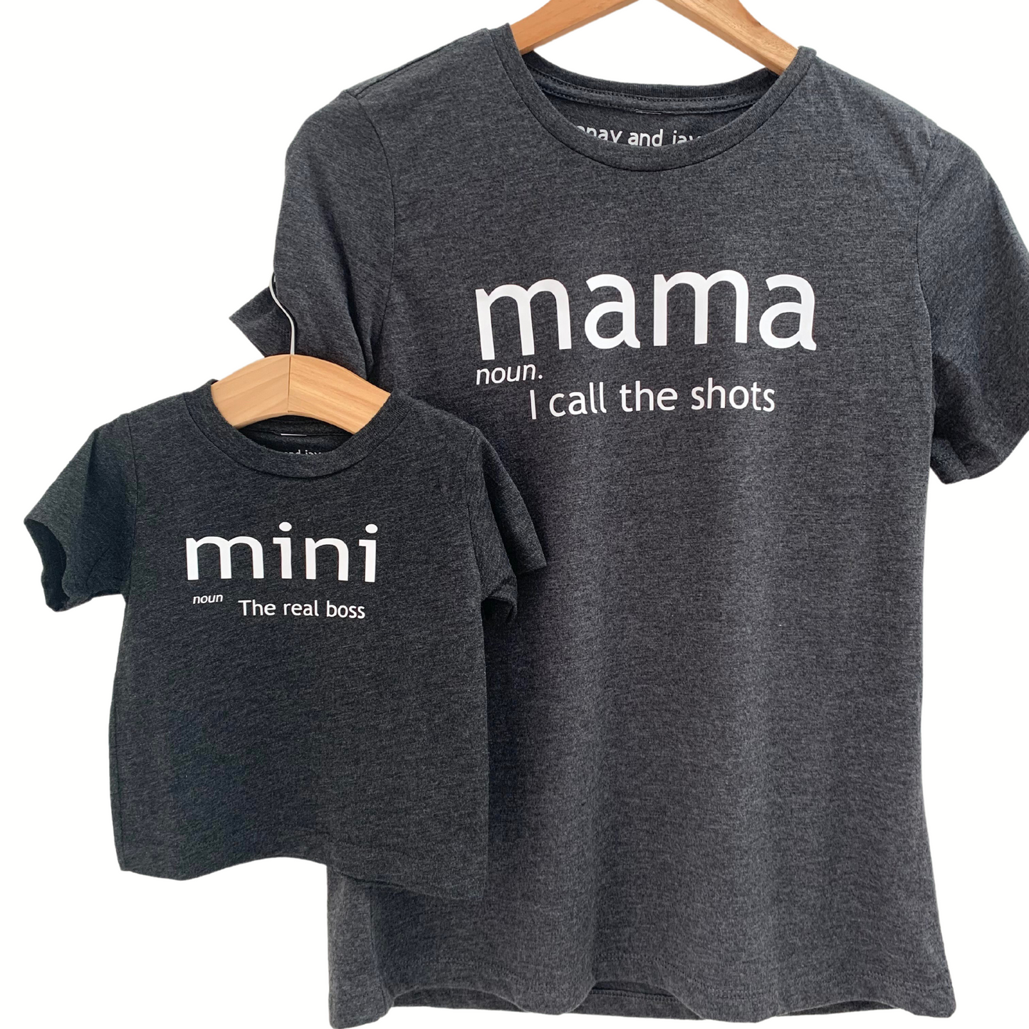 mama and mini twinning tees
