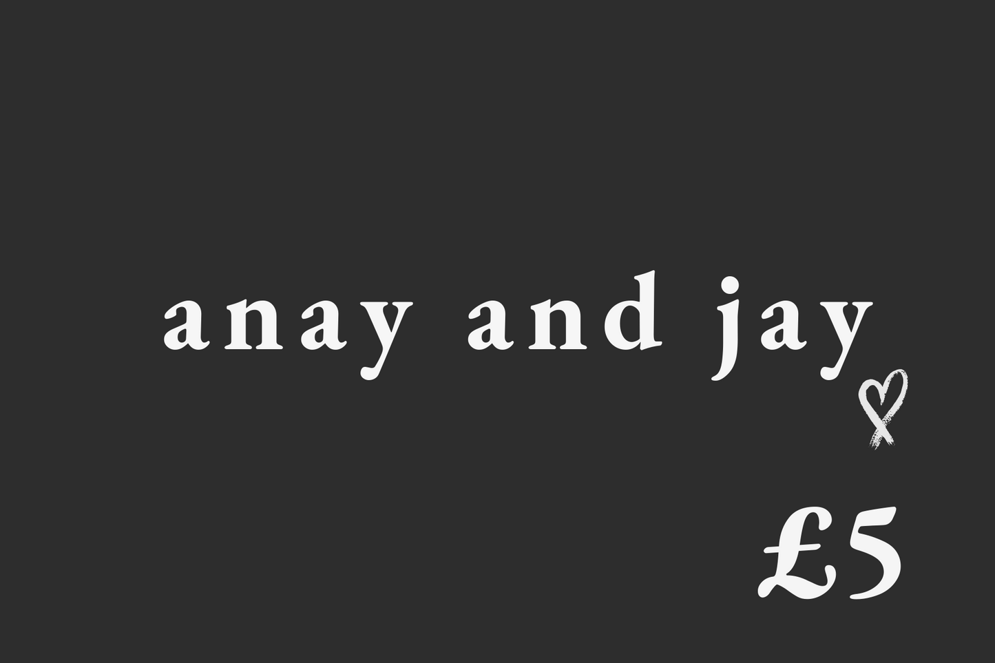 anay and jay gift voucher